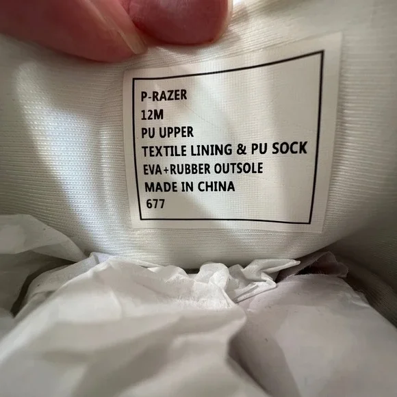 Steve Madden P-Razer White Perforated Lace Up Casual Comfort Sneakers Mens 12M - Picture 3 of 10